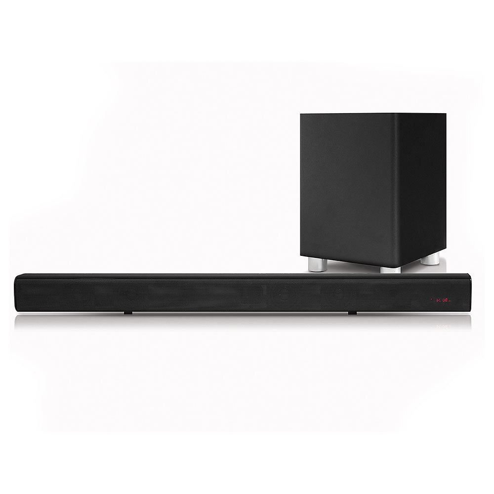 FAZE1 Pure Acoustics SBW-175 2.1ch Bluetooth Sound-bar w/ Wireless Subwoofer/FM Radio